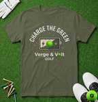 Charge the Green Full Battery T-Shirt