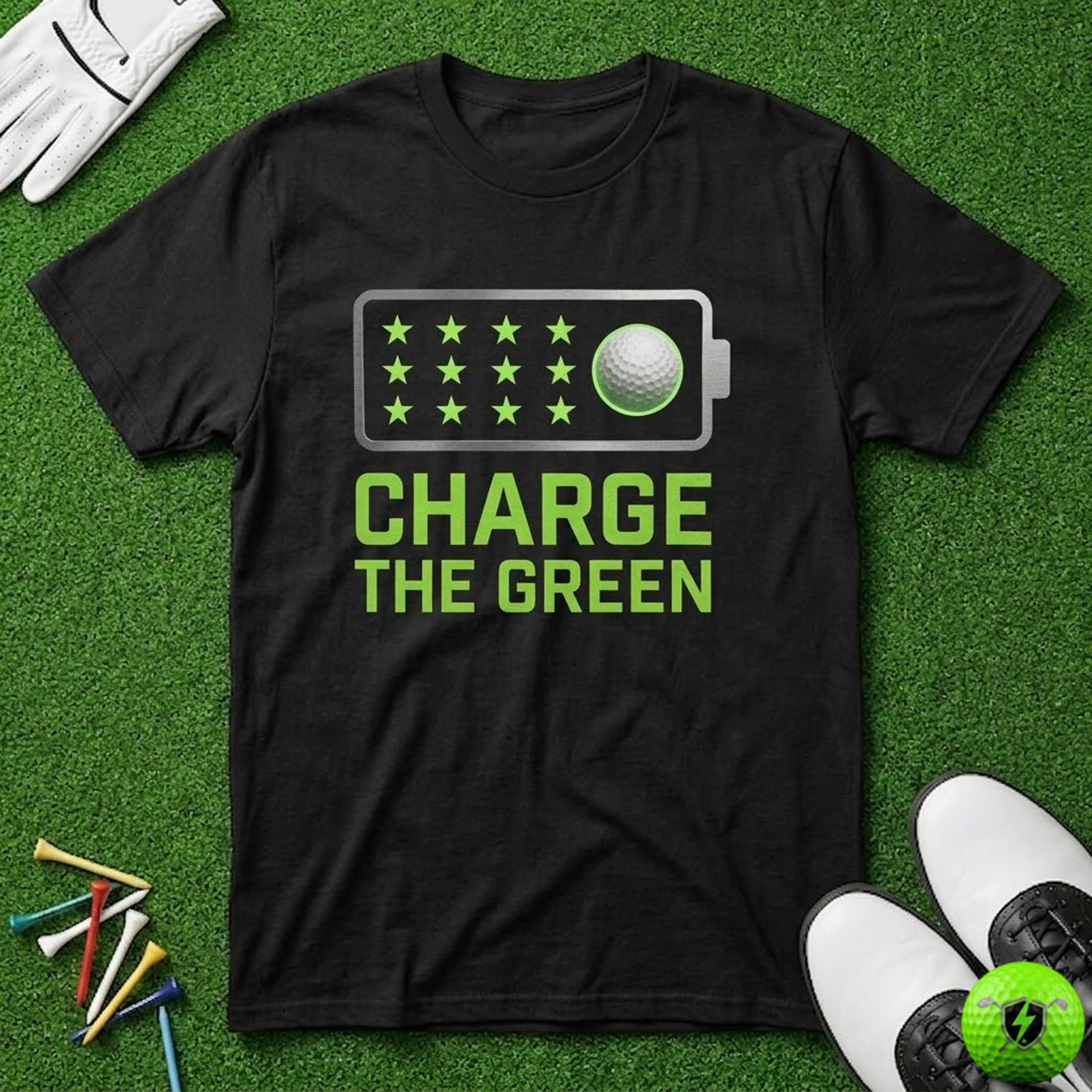 Charge the Green Full Capacity T-Shirt