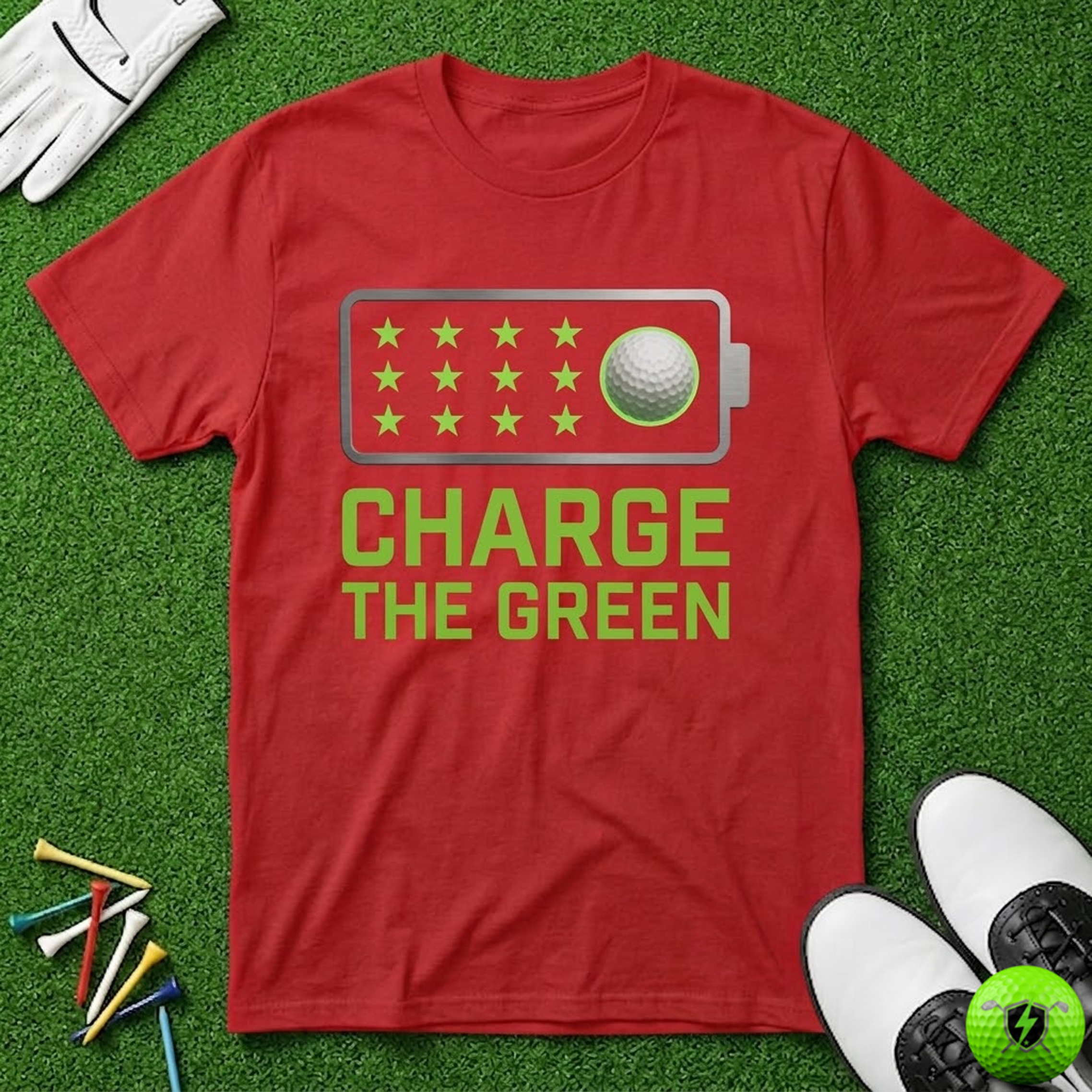 Charge the Green Full Capacity T-Shirt