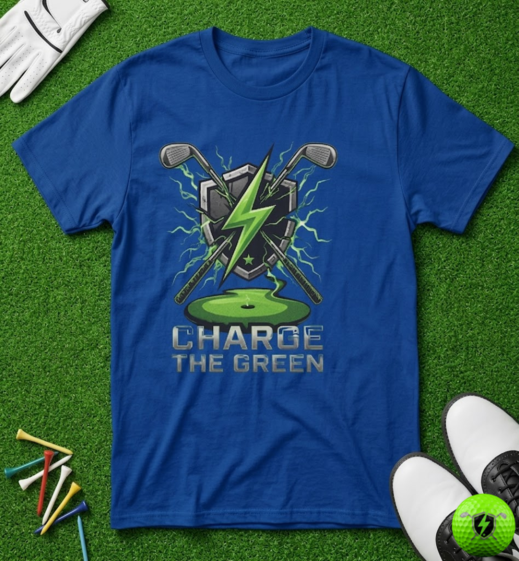 Charge the Green Iron Strike T-Shirt