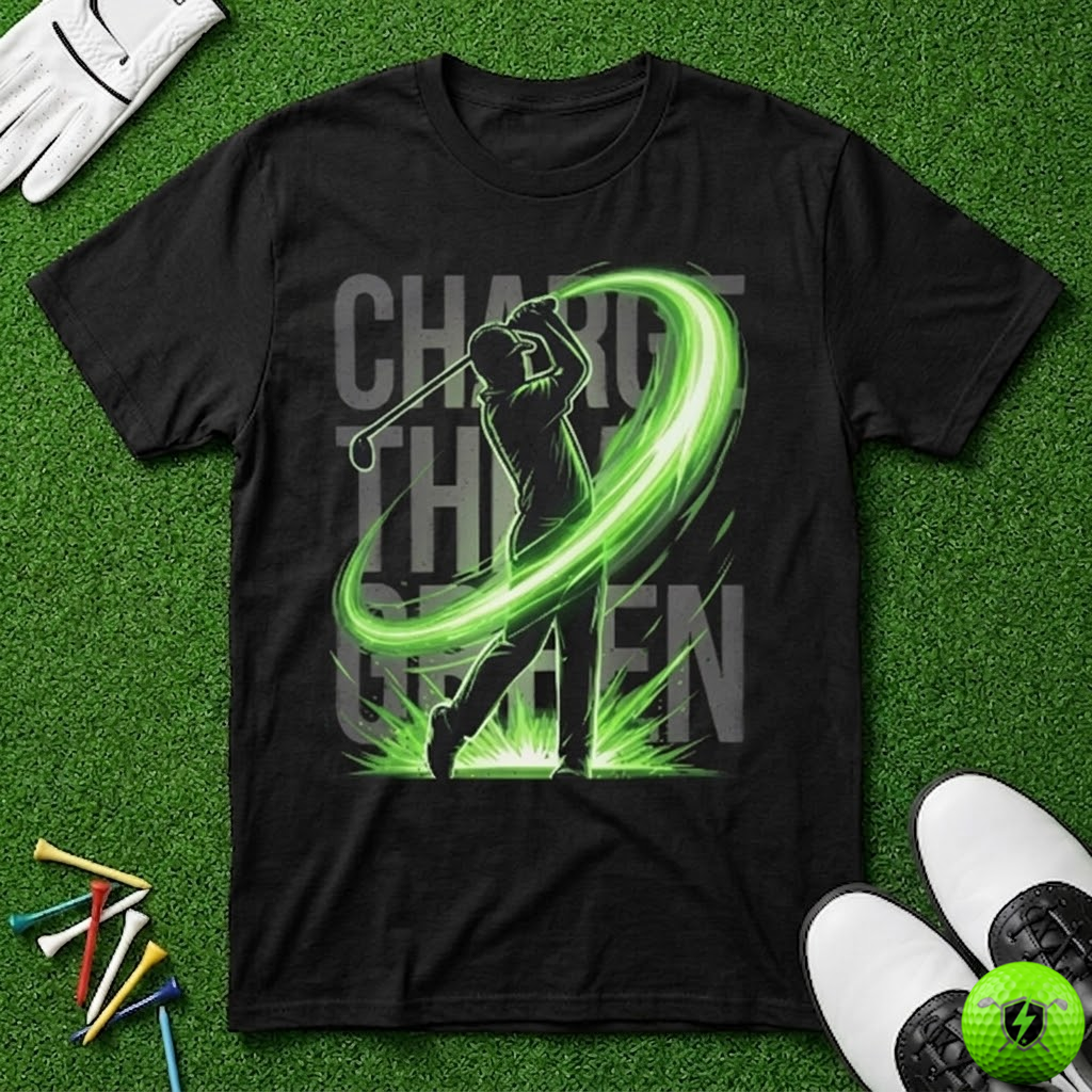 Charge the Green Kinetic Arc T-Shirt