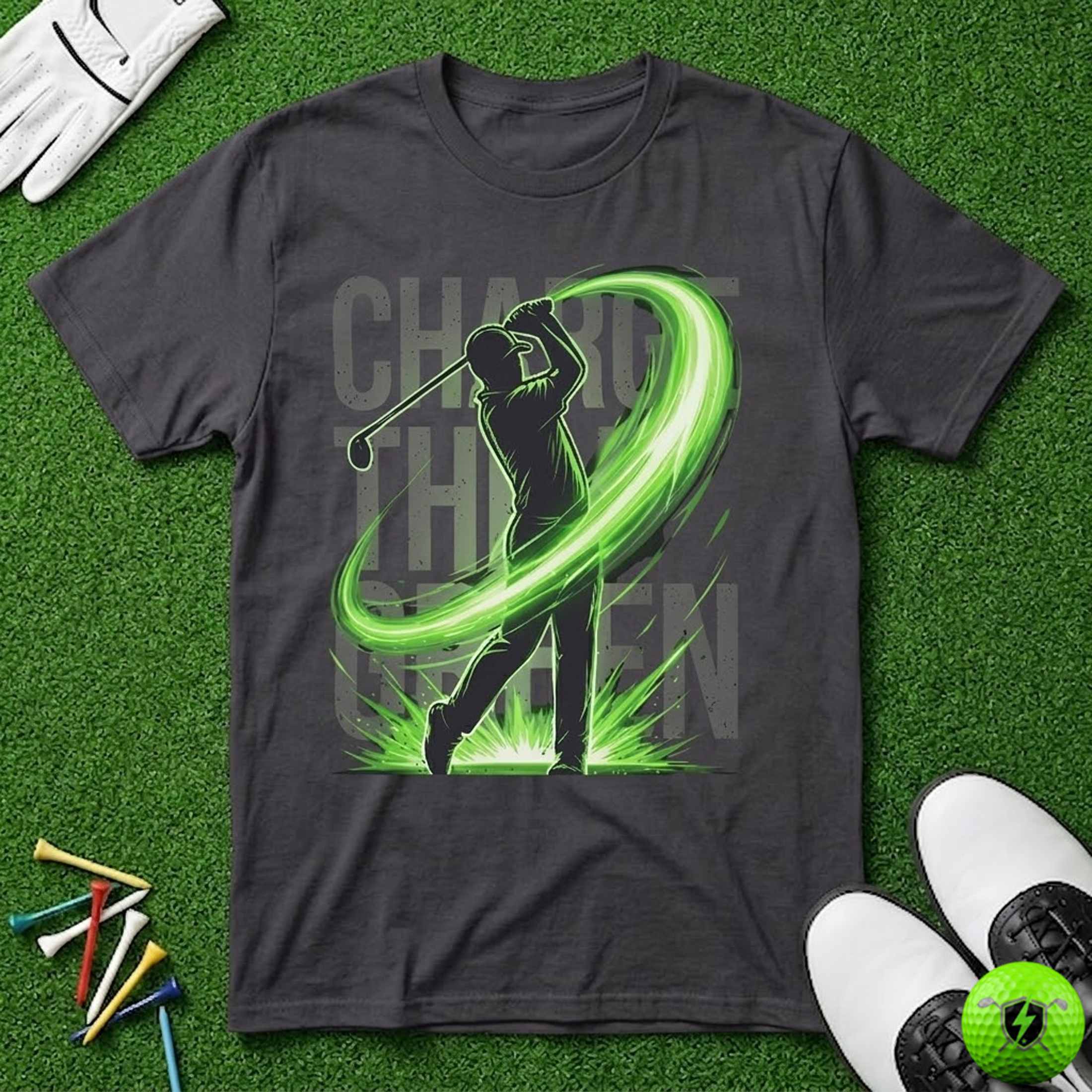 Charge the Green Kinetic Arc T-Shirt