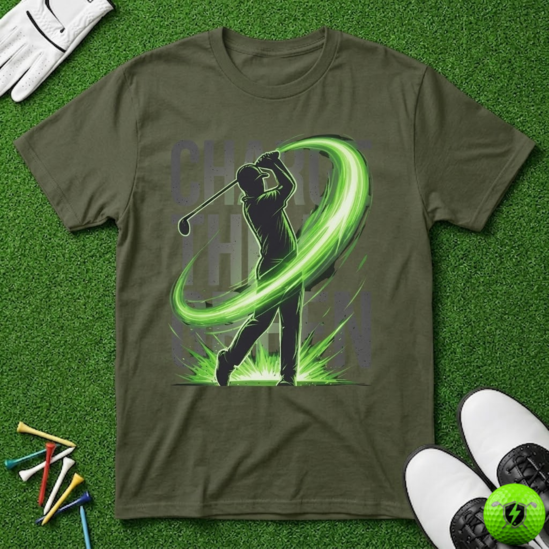 Charge the Green Kinetic Arc T-Shirt
