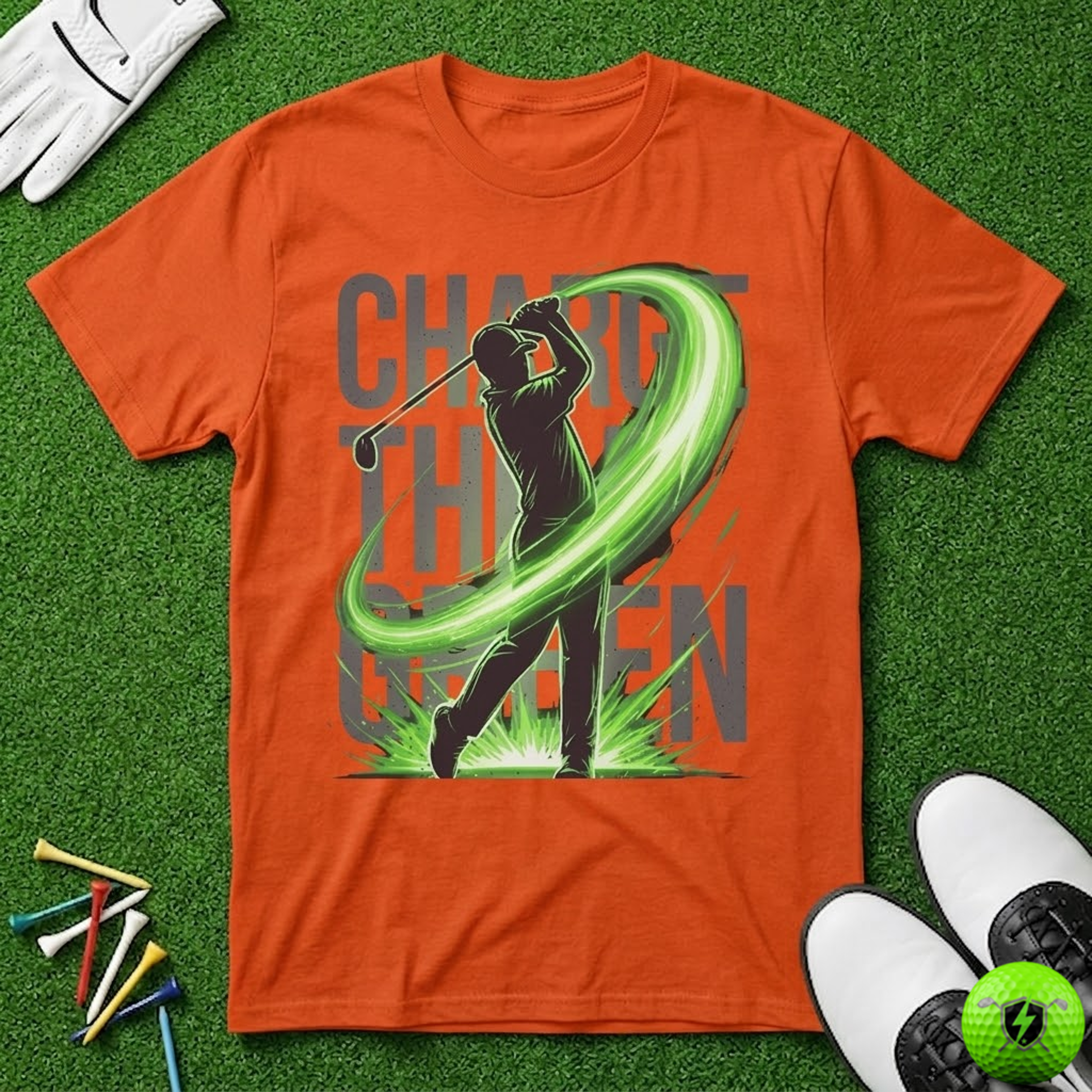 Charge the Green Kinetic Arc T-Shirt