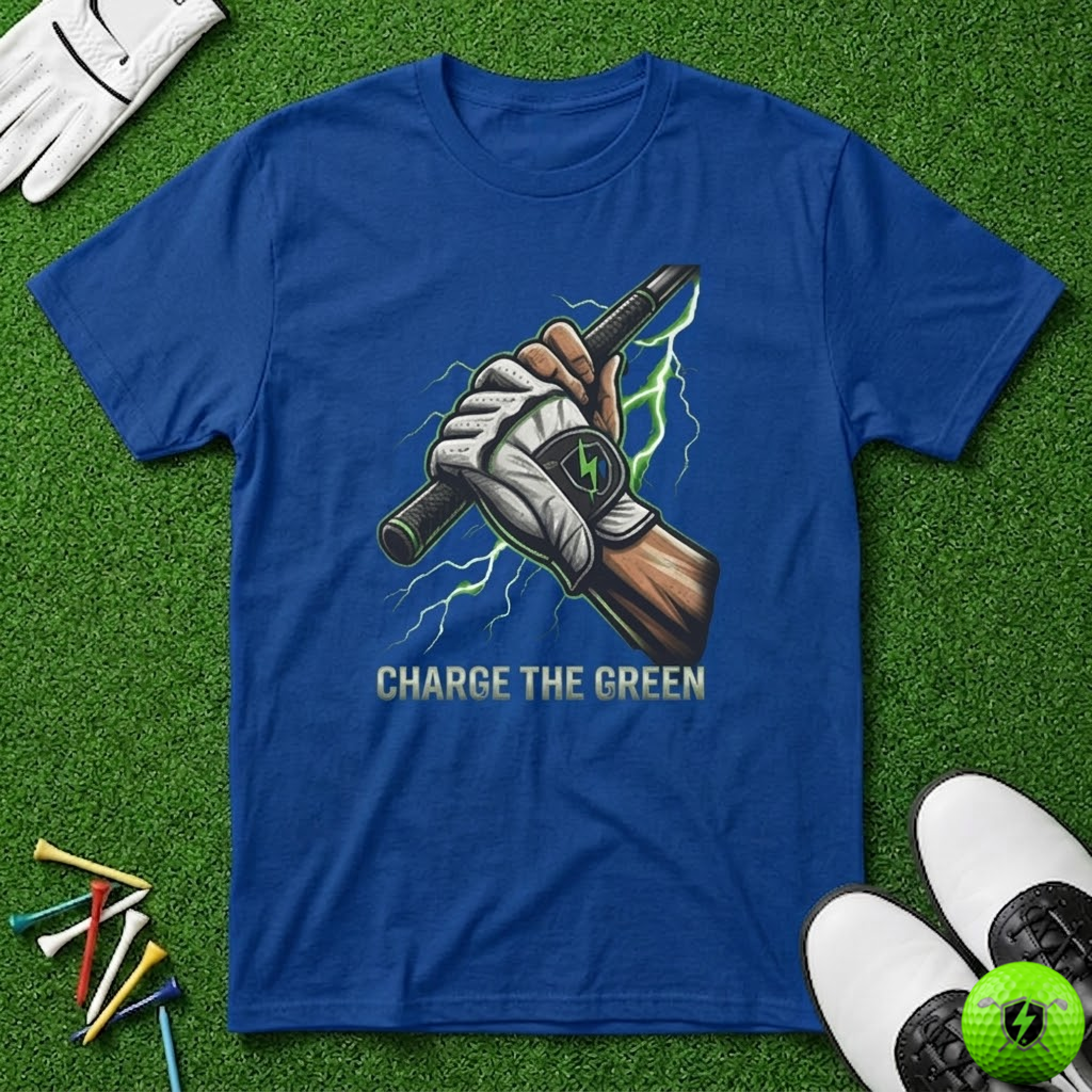 Charge the Green Live Grip Wire T-Shirt