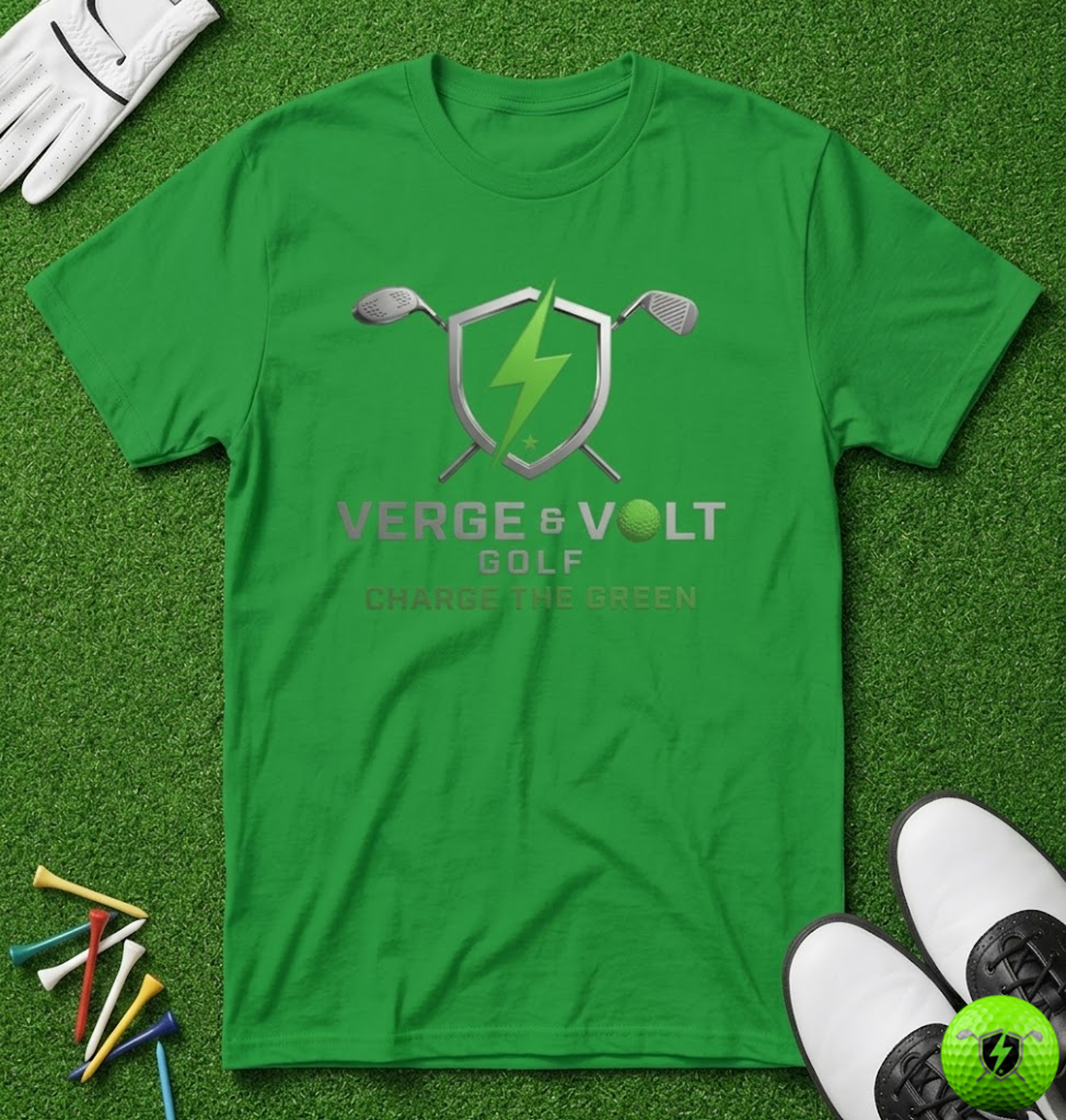 Charge the Green V&V Shield T-Shirt