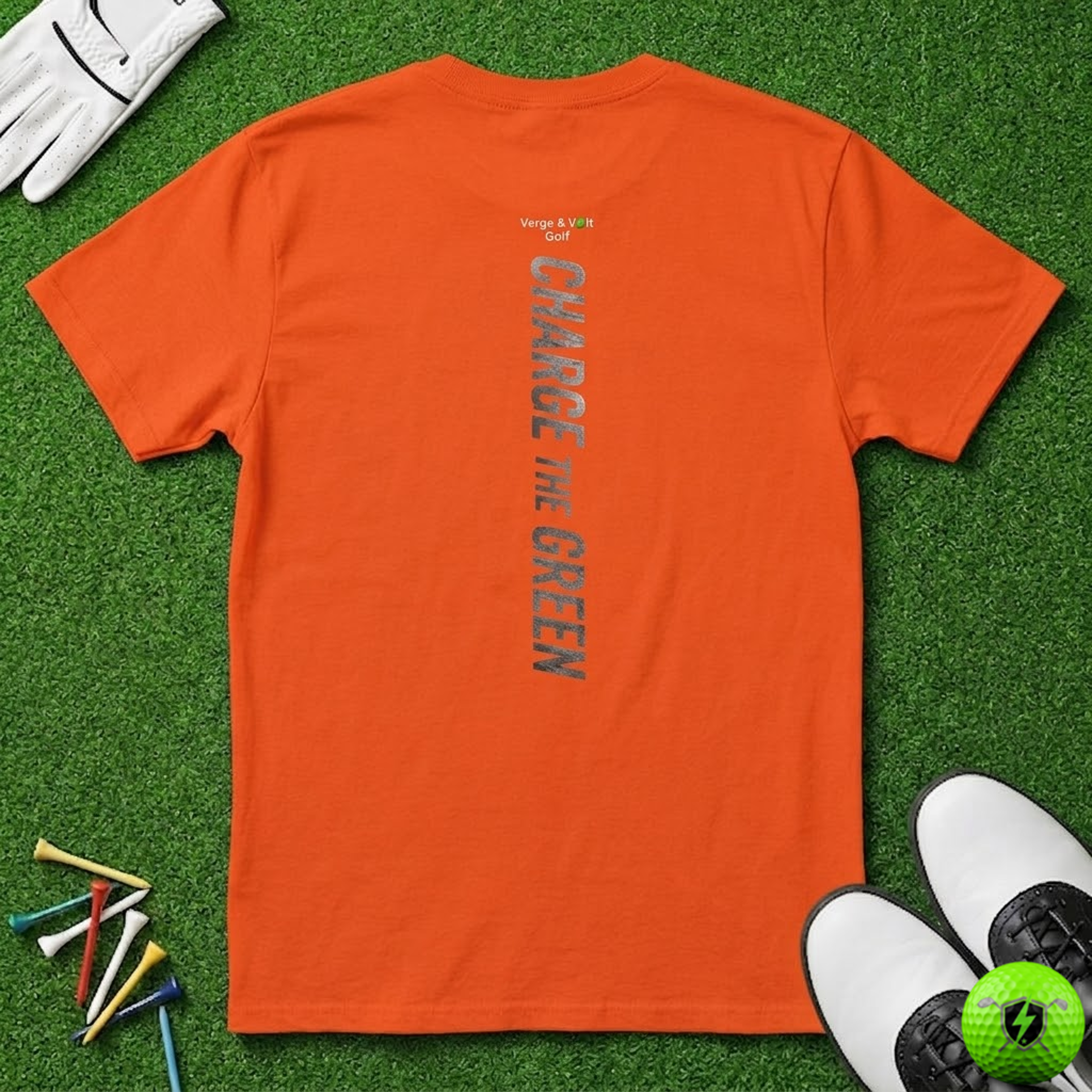 Charge the Green Vertical T-Shirt