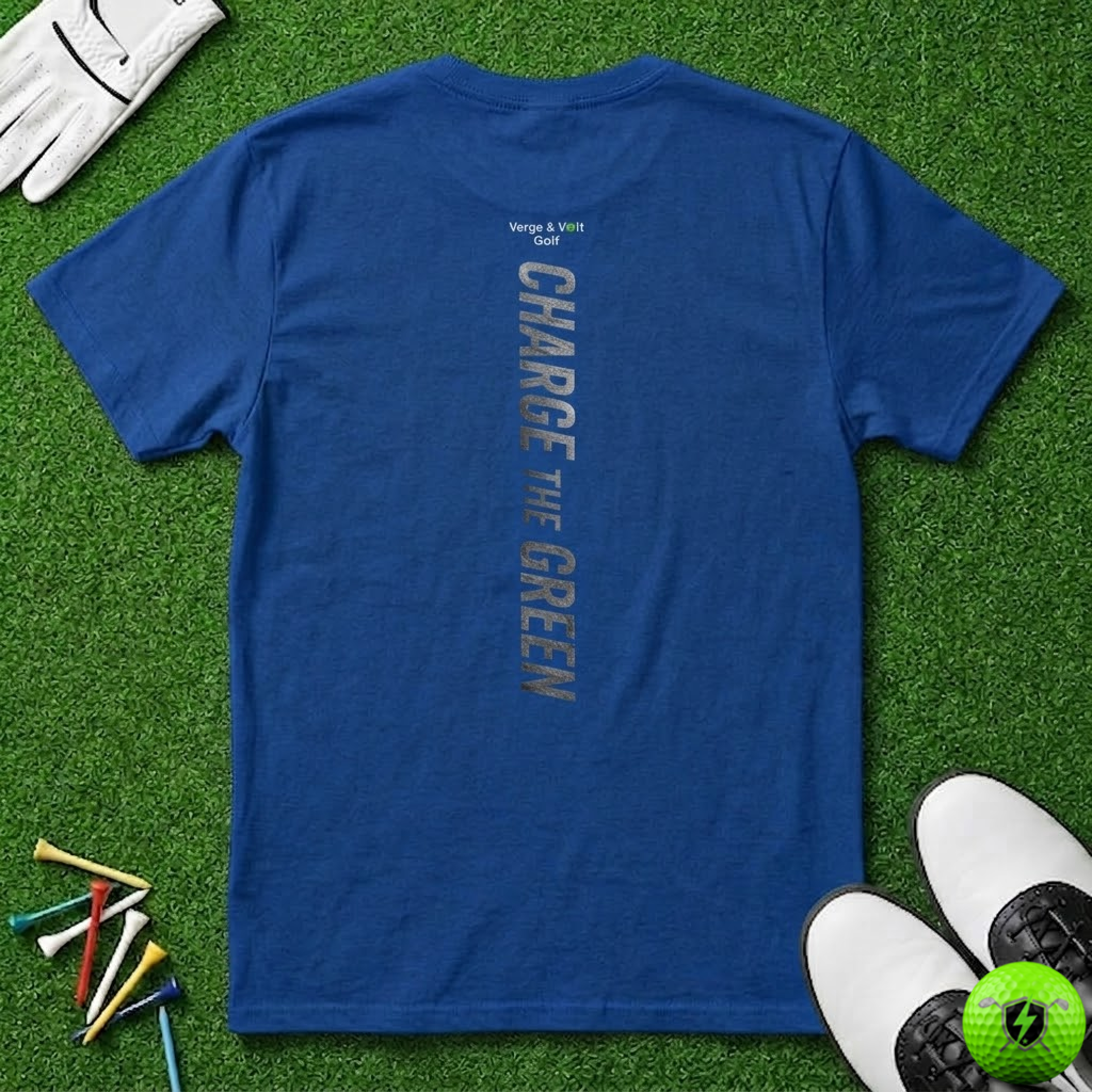 Charge the Green Vertical T-Shirt