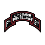 F Co. 51st Infantry (LRS) Scroll with Basic Wings Softstyle T-Shirt