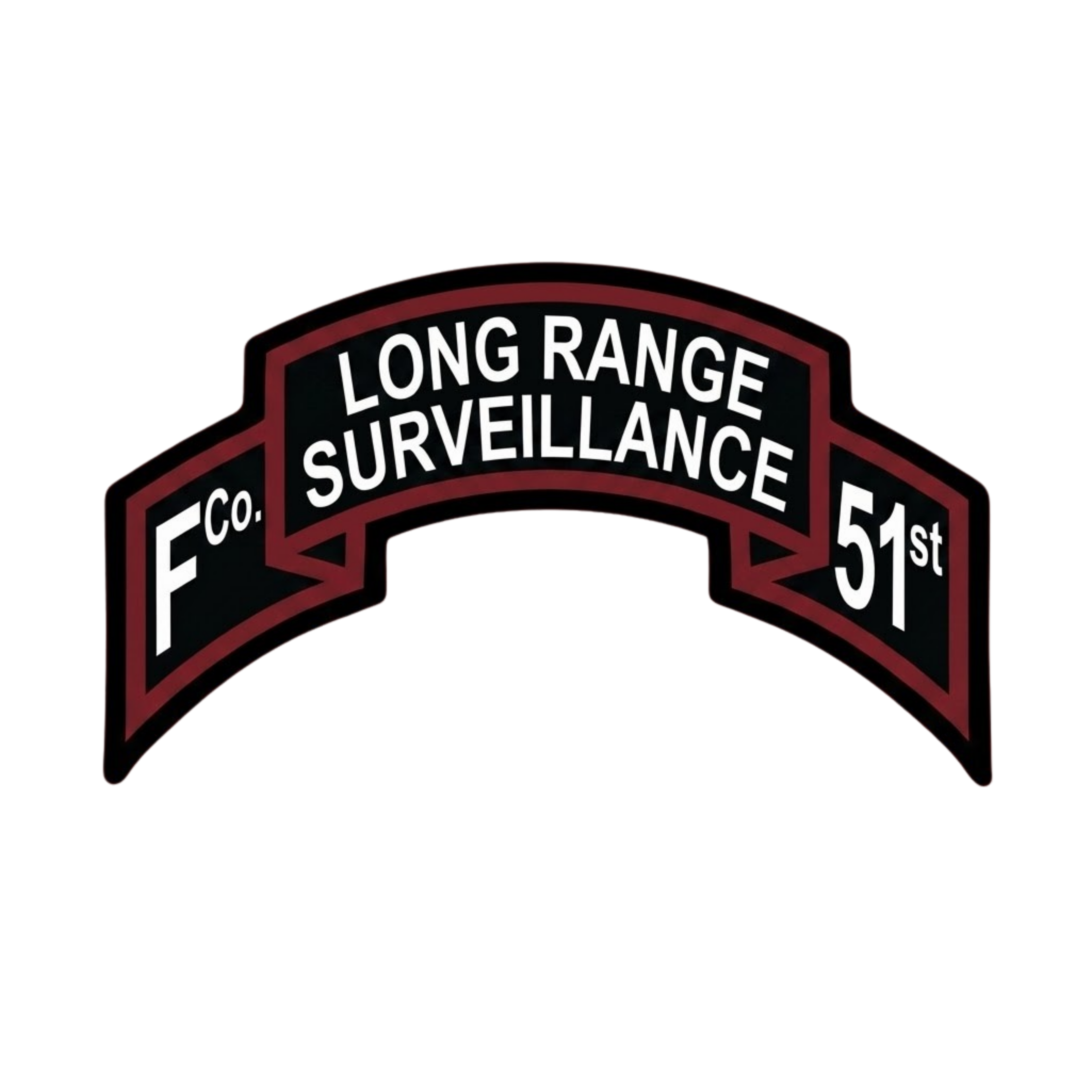 F Co. 51st Infantry (LRS) Scroll Softstyle T-Shirt