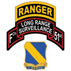F Co. 51st Infantry (LRS) Scroll with Ranger Tab Softstyle T-Shirt