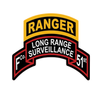 F Co. 51st Infantry (LRS) Unit Patch with Ranger Tab Softstyle T-Shirt