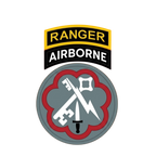 F Co. 51st Infantry (LRS) Unit Patch with Ranger Tab Softstyle T-Shirt