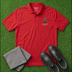 'No Exit Ramps' Shield+ Embroidered Performance Golf Polo (Sport-Tech Unisex)