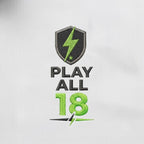 'PLAY ALL 18' Shield+ Embroidered Performance Golf Polo (Sport-Tech Unisex)