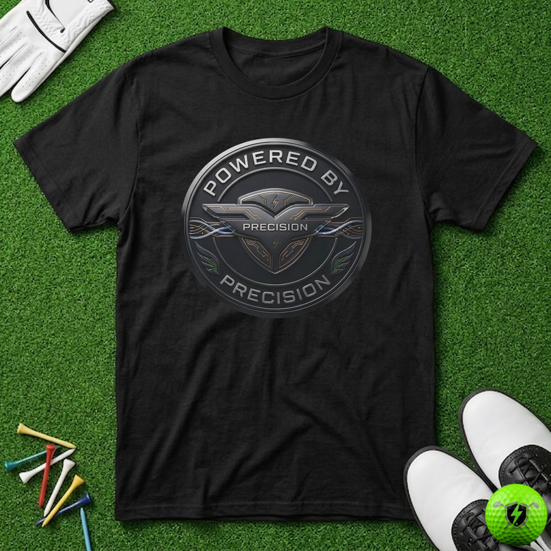 Powered By Precision T-Shirt