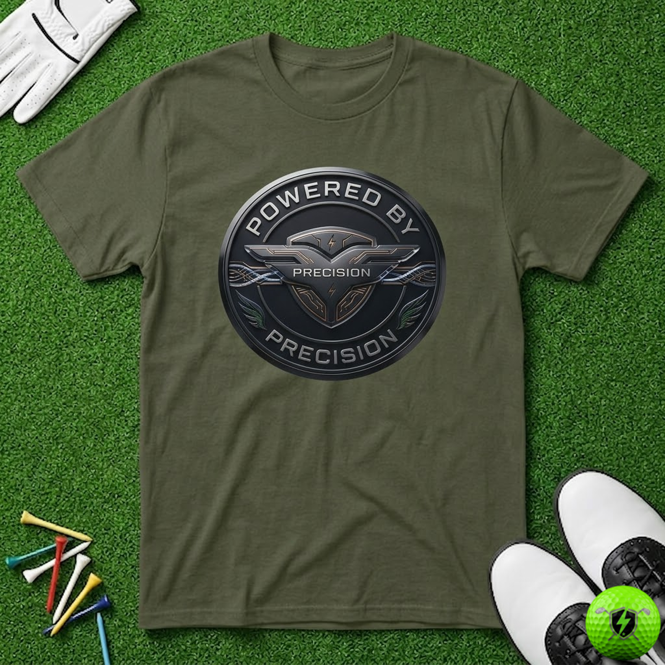 Powered By Precision T-Shirt