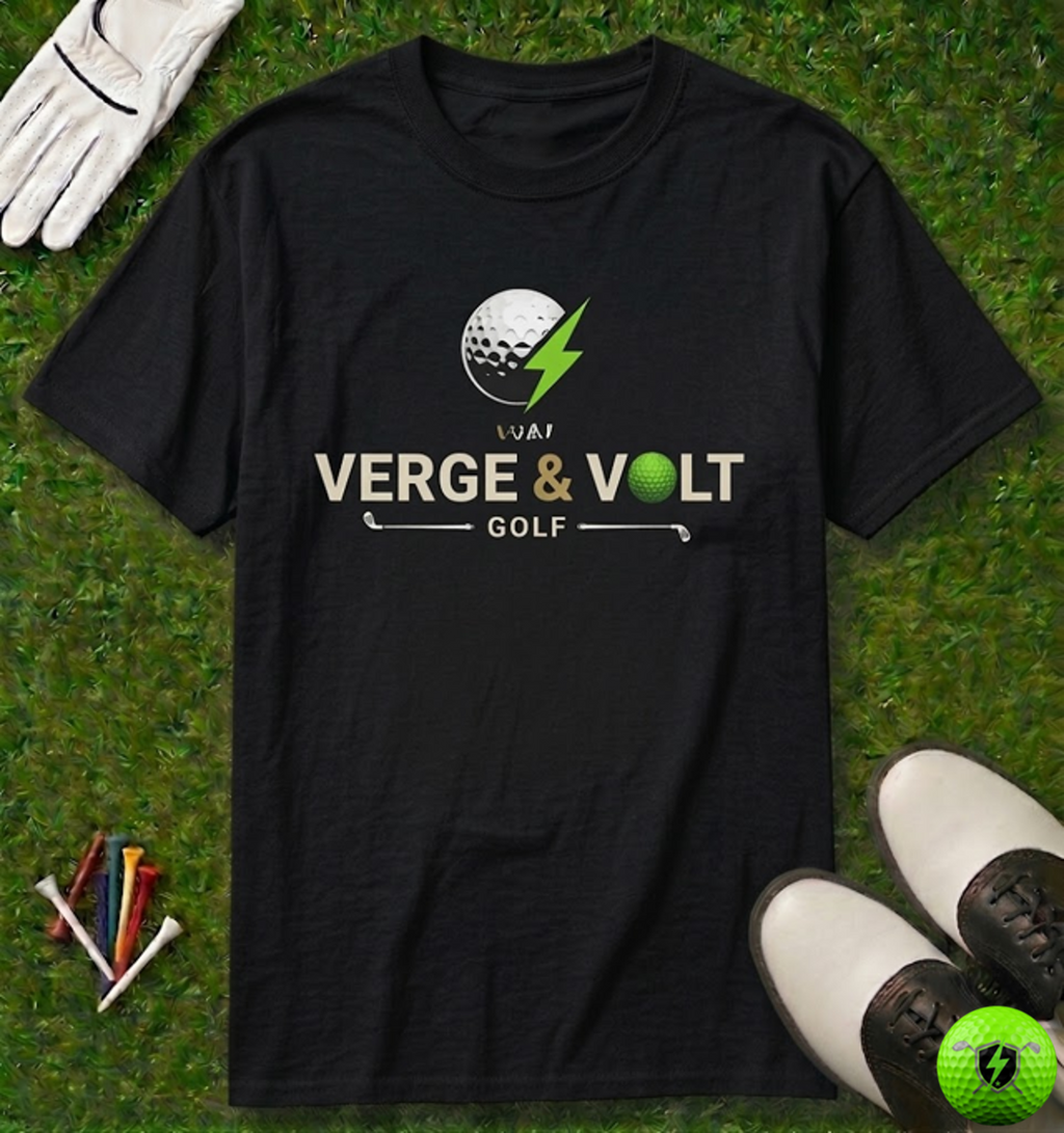 Charge the Green V & V Golf Clubs T-Shirt
